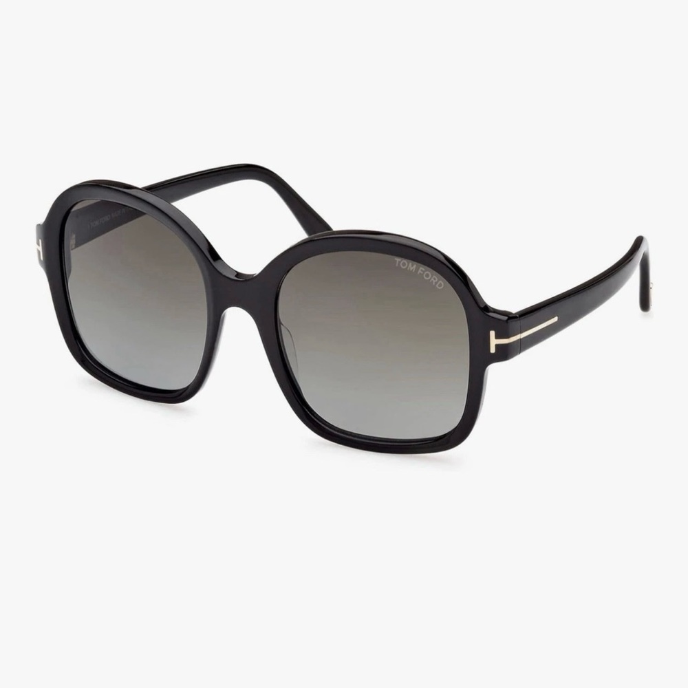 TOM FORD SINHY BLACK SUNGLASSES 57-21-140mm NO CASE.with a small scratch.R14A